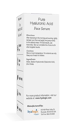 Pure Hyaluronic Acid Face Serum by Hyalogic