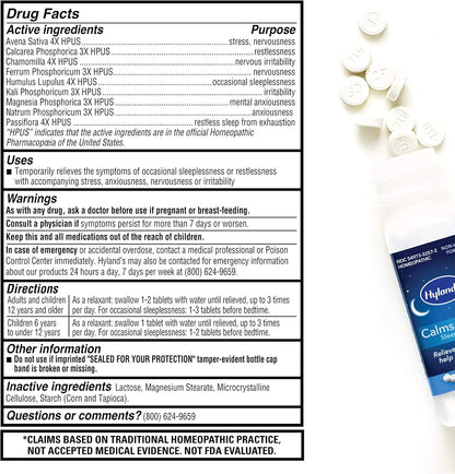 Calms Forte Homeopathic Tablets by Hyland's