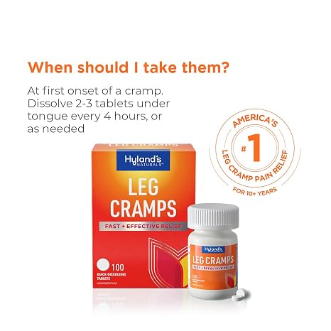Leg Cramp Homeopathic Tablets by Hyland's