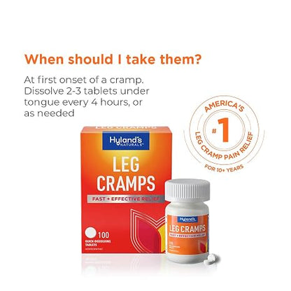 Leg Cramp Homeopathic Tablets by Hyland's