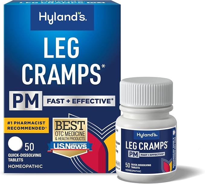 Leg Cramp PM Homeopathic Tablets by Hyland's