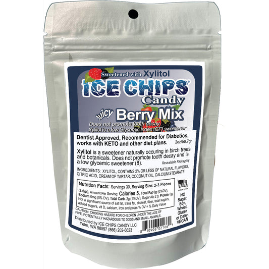 Juicy Berry Xylitol Candy by Ice Chips