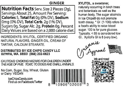 Ginger Xylitol Candy by Ice Chips