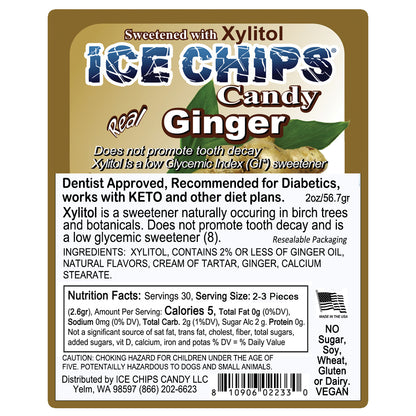 Ginger Xylitol Candy by Ice Chips