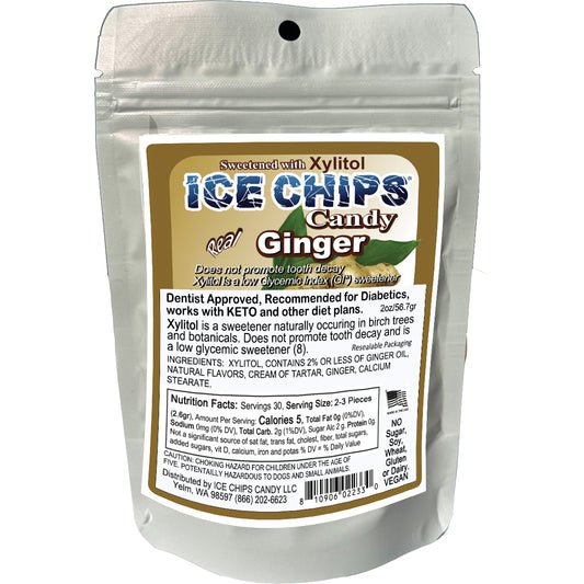 Ginger Xylitol Candy by Ice Chips
