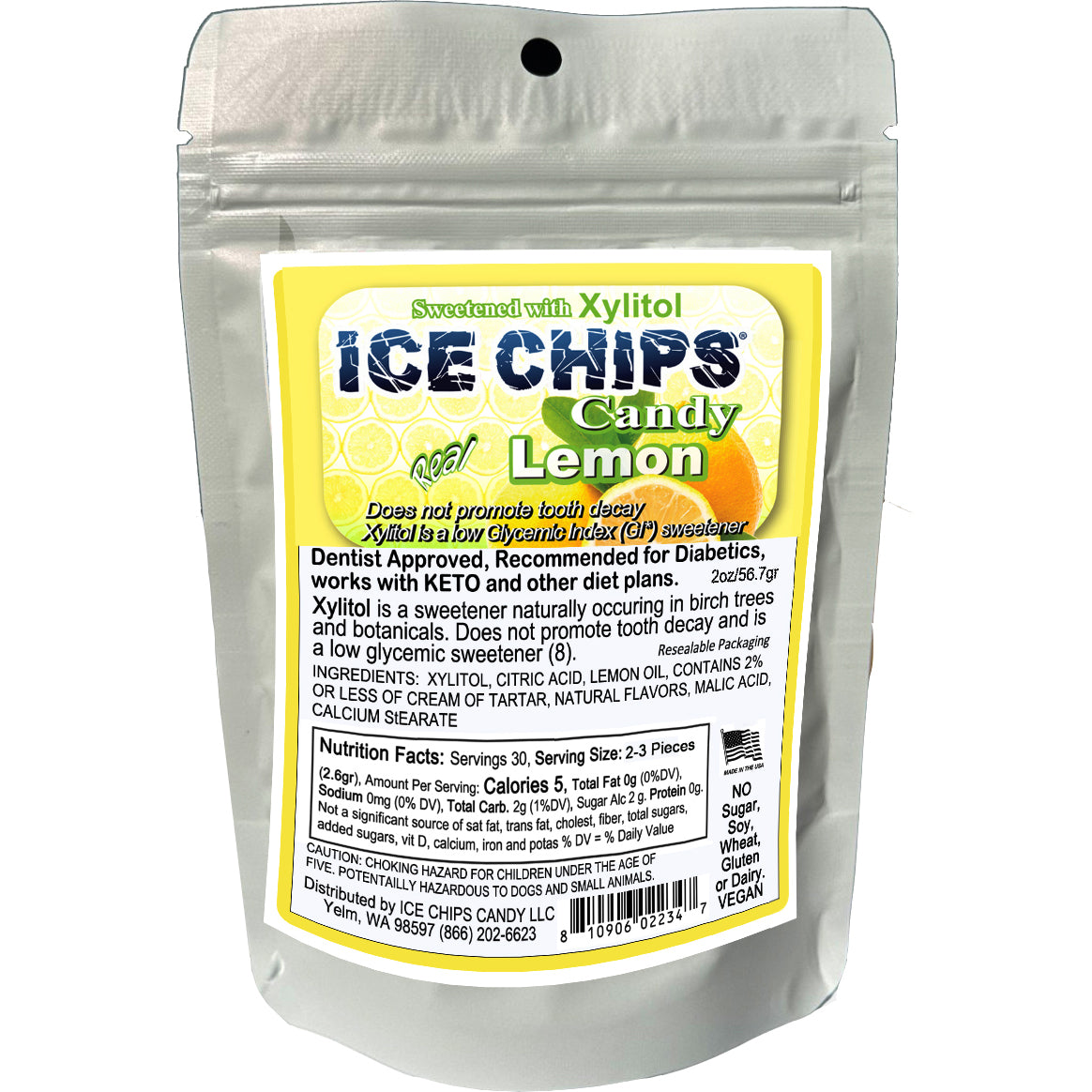 Lemon Xylitol Candy by Ice Chips
