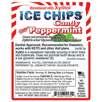Peppermint Xylitol Candy by Ice Chips