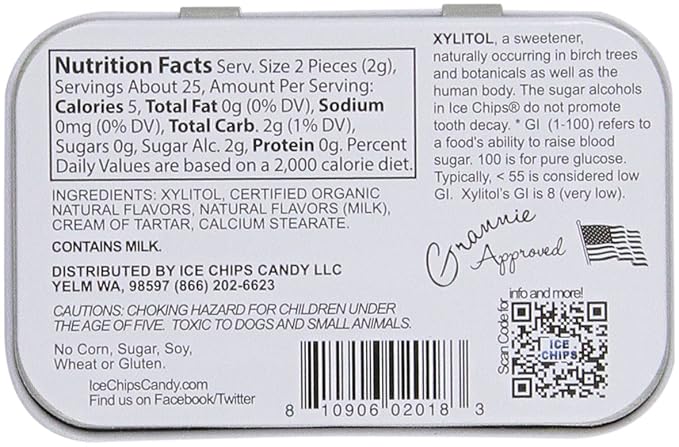 Root Beer Float Xylitol Candy by Ice Chips