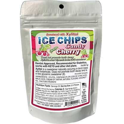 Sour Cherry Xylitol Candy by Ice Chips