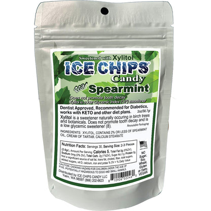 Spearmint Xylitol Candy by Ice Chips