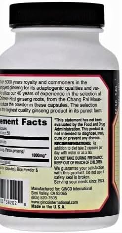 Chinese Red Ginseng Capsules by Imperial Elixer