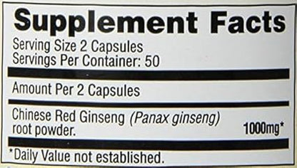 Chinese Red Ginseng Capsules by Imperial Elixer