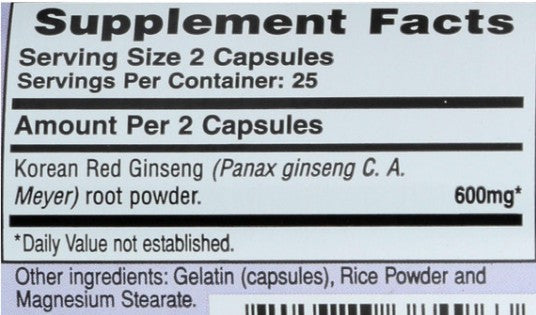 Korean Red Ginseng Capsules by Imperial Elixir