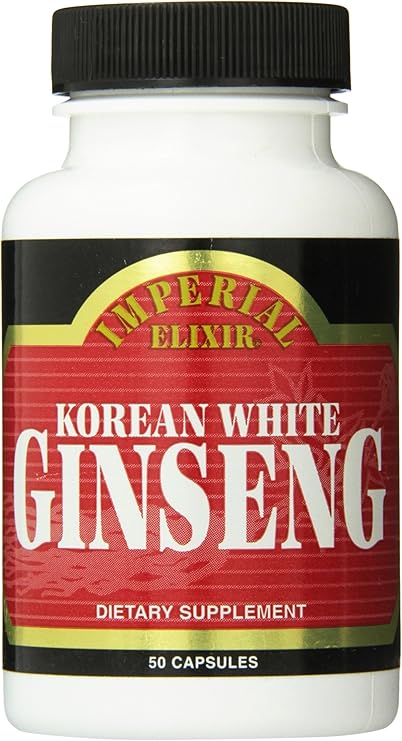 Korean White Ginseng Capsules by Imperial Elixir