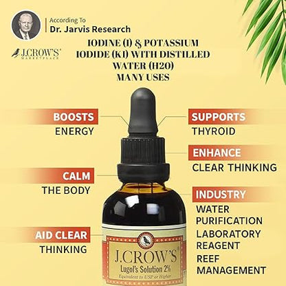 Lugol's Iodine by J. Crow's