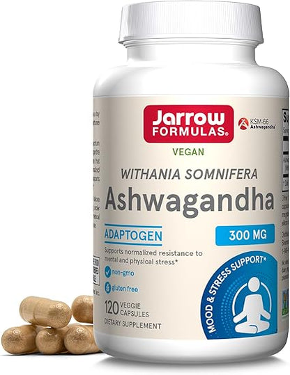 Ashwagandha 300mg Capsules by Jarrow Formulas