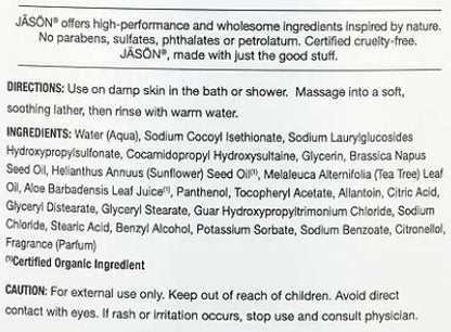 Tea Tree Body Wash by Jason Naturals