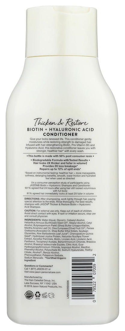 Biotin Conditioner by Jason Naturals