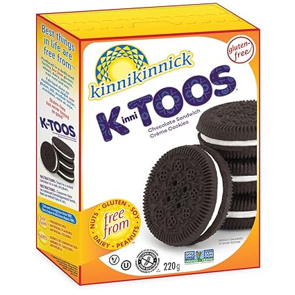 Ktoos Chocolate Cream Gluten Free Cookies by Kinnikinnick