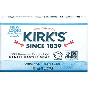 Fragrance Free Castile Bar Soap by Kirk's