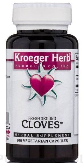 Cloves Capsules by Kroeger Herbs