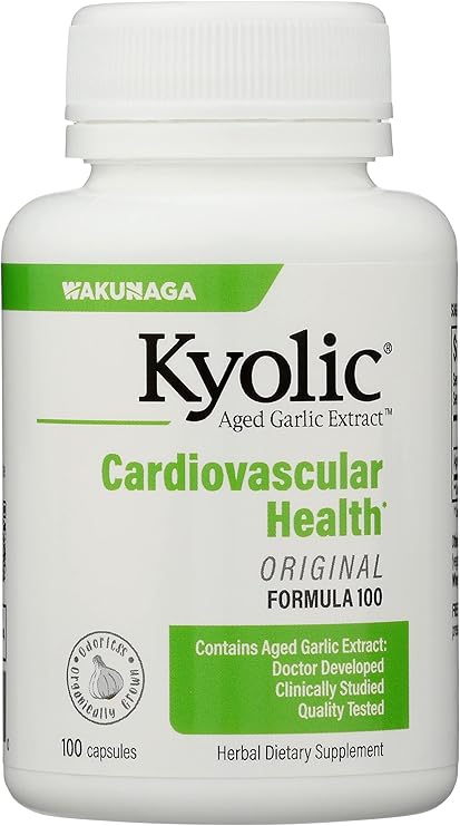 Kyolic Formula 100 Garlic Capsules by Wakunaga