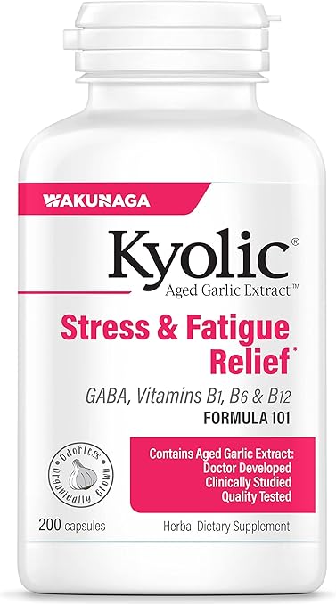 Kyolic Formula 101 Stress & Fatigue Capsules by Wakunaga