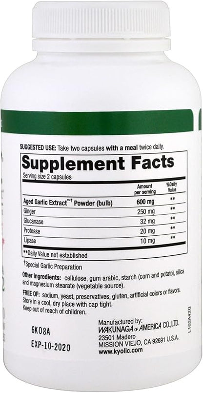 Kyolic Formula 102 Candida Cleanse & Digest by Wakunaga