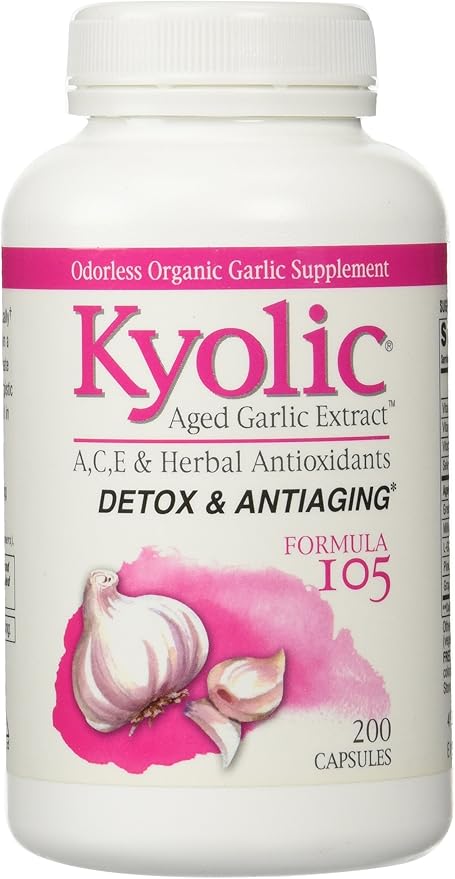Kyolic Formula 105 Detox Antiaging Capsules by Wakunaga