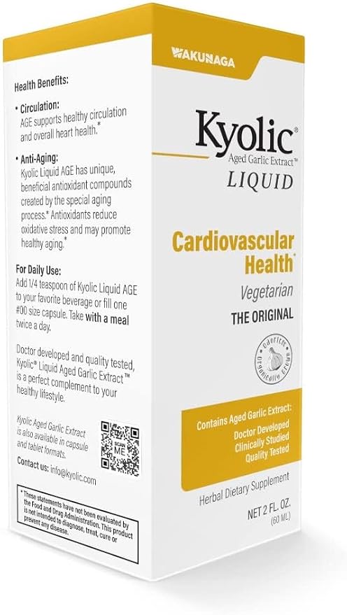 Kyolic Liquid Garlic by Wakunaga