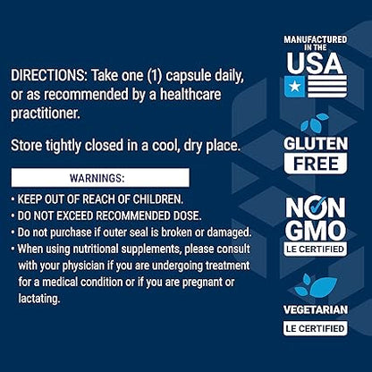 BioActive Folate & Vitamin B-12 Capsules by Life Extension