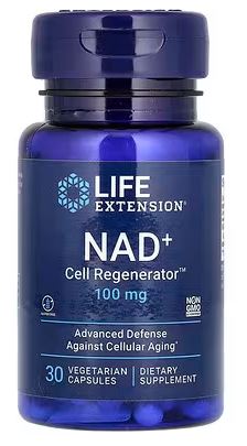 NAD+ Cell Regenerator 100mg Capsules by Life Extension