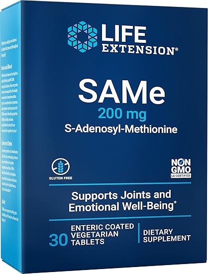 SAMe 400mg Enteric Coated Tablets by Life Extension