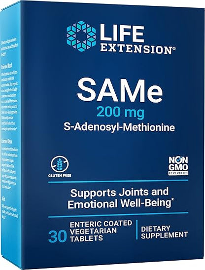 SAMe 400mg Enteric Coated Tablets by Life Extension