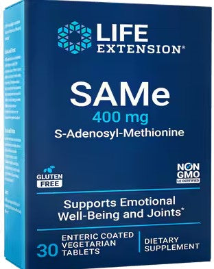 SAMe 400mg Enteric Coated Tablets by Life Extension