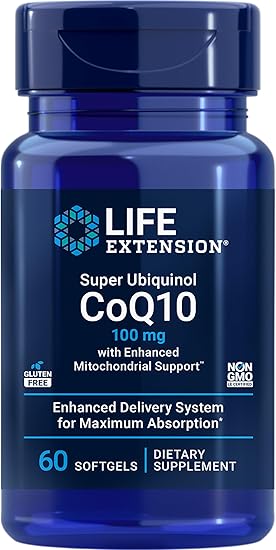 Super Ubiqinol CoQ10 100mg 60s