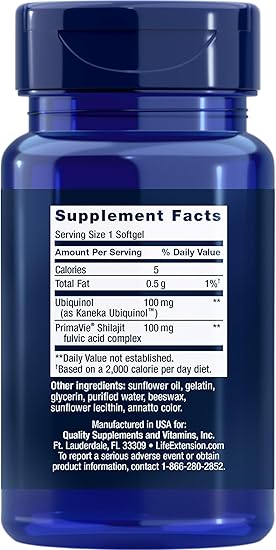 Super Ubiqinol CoQ10 100mg 60s