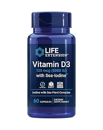 Vitamin D-3 5000iu Capsules by Life Extension