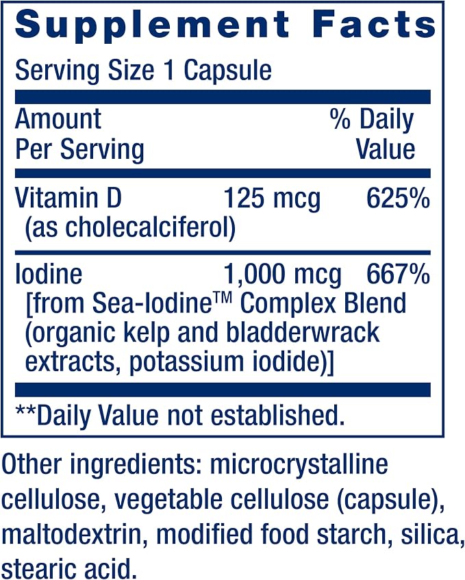 Vitamin D-3 5000iu Capsules by Life Extension