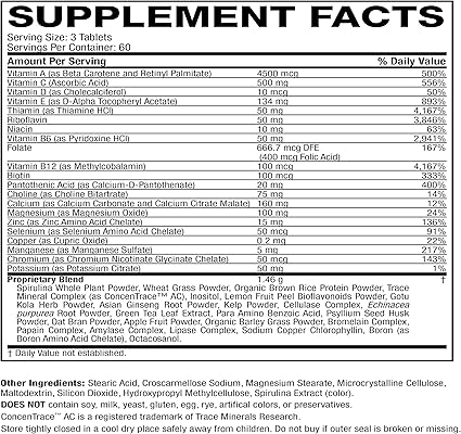 Multivitamin Tablets by Life's Fortune
