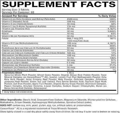 Multivitamin Tablets by Life's Fortune