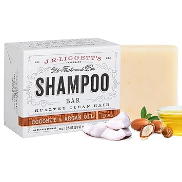 Coconut & Argan Oil Shampoo Bar by J.R. Liggett's