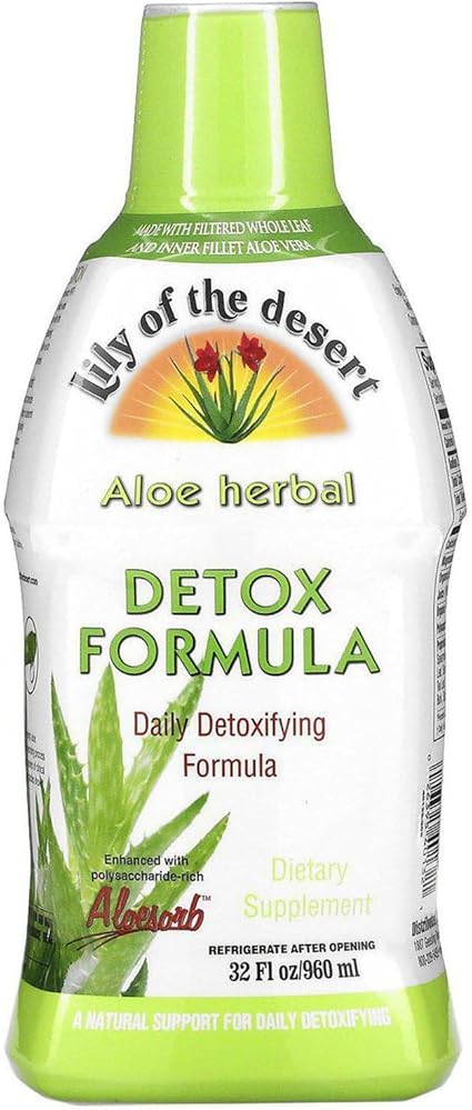 Aloe Vera Herbal Detox Formula Liquid by Lily of the Desert
