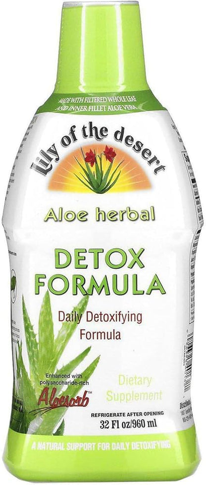Aloe Vera Herbal Detox Formula Liquid by Lily of the Desert