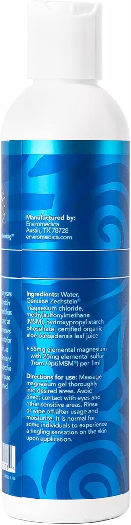 Ancient Minerals Magnesium Ultra Gel Plus MSM by Enviromedica