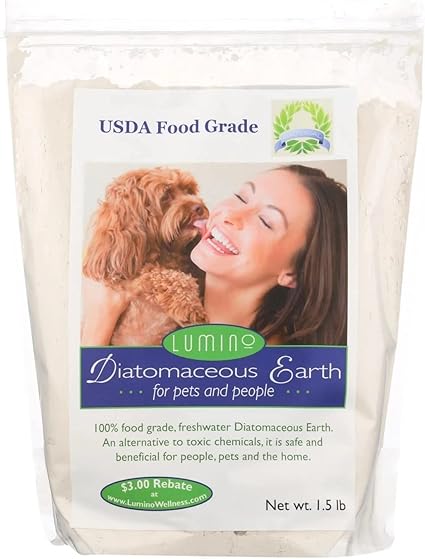 Food Grade Diatomaceous Earth for Pets by Lumino