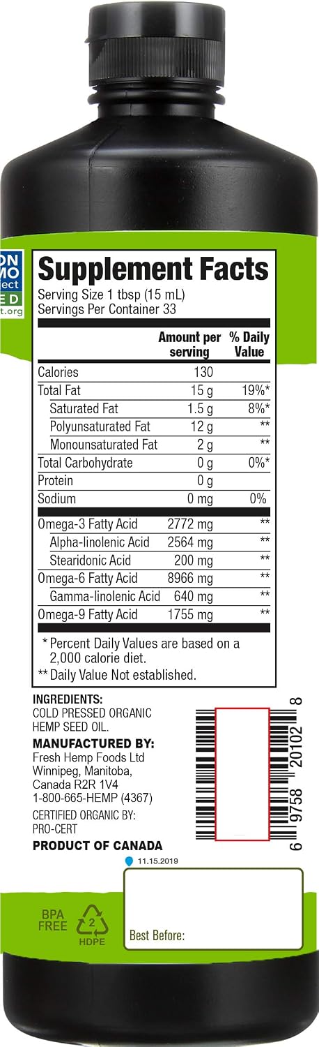 Hemp Seed Oil by Manitoba Harvest