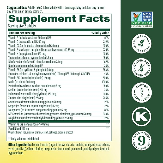 Advanced Multi for Men Tablets by MegaFood