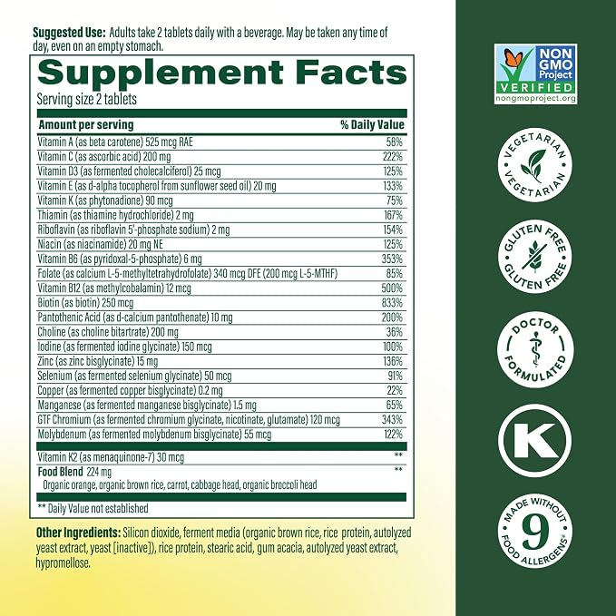 Advanced Multi for Men 40+ Tablets by MegaFood