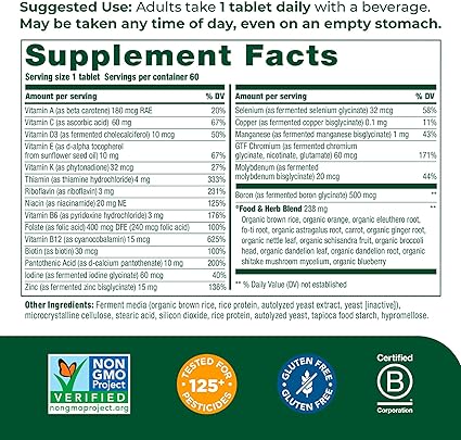Men's One Daily 60tabs by MegaFood